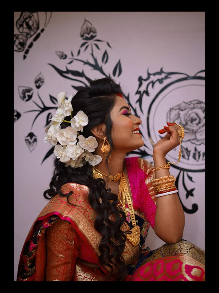 Floral curls and occasion styling